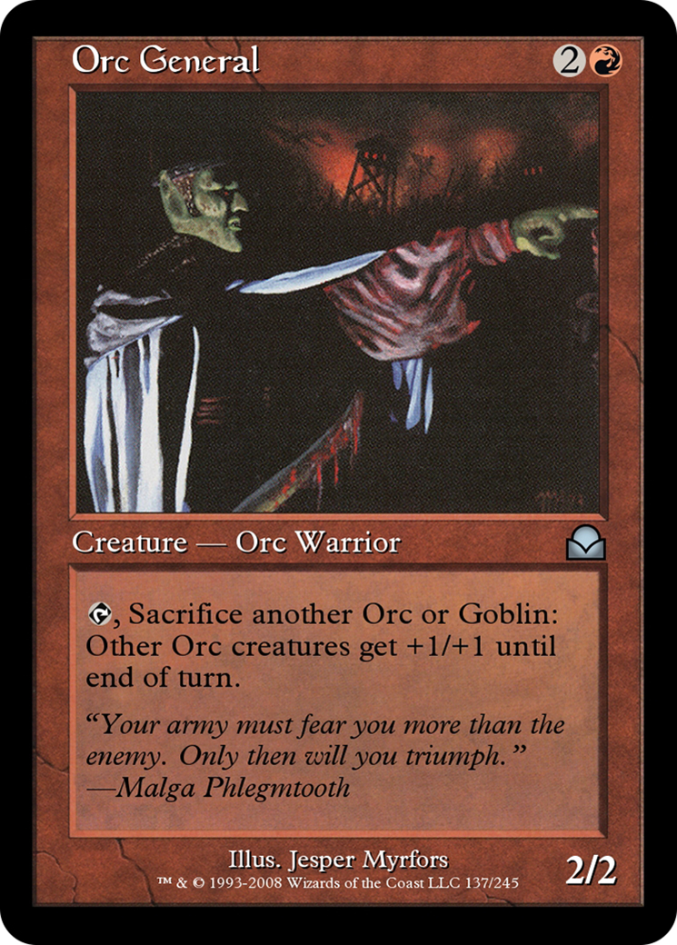 Orc General (ME2-137) - Masters Edition II Foil