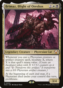Brimaz, Blight of Oreskos⁣ - Commander: March of the Machine⁣ (Mythic)⁣ [2]