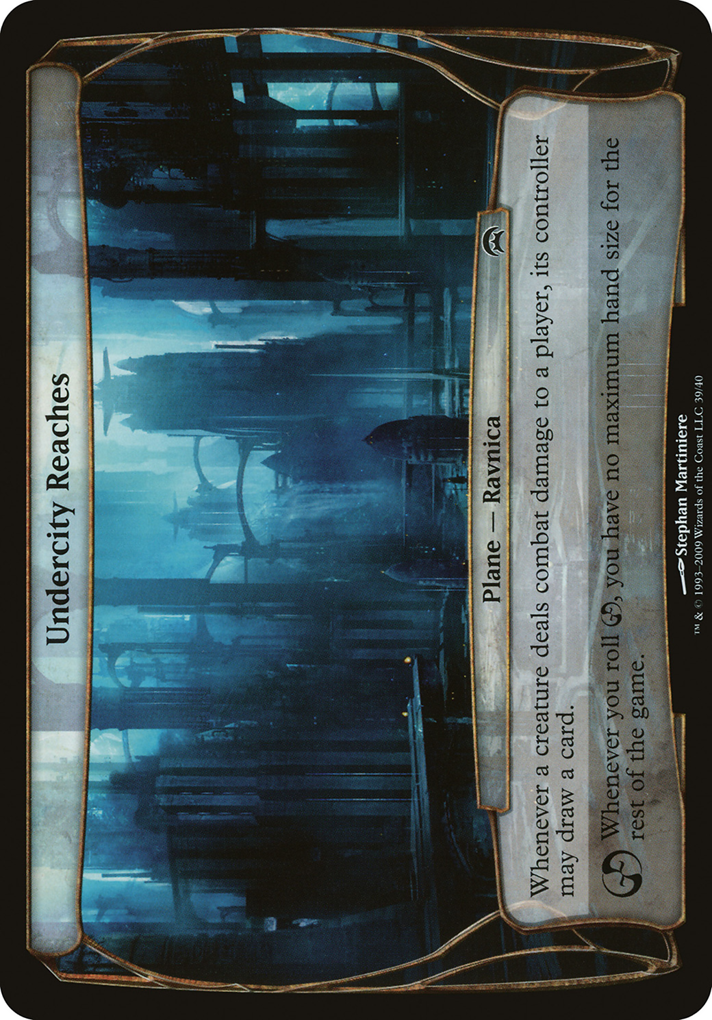 Undercity Reaches (Planechase) (OVER-039) - Planechase Planes
