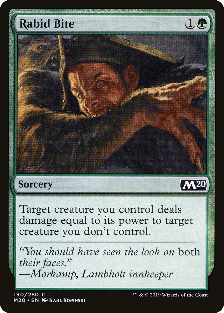 Rabid Bite⁣ - Core 2020⁣ (Common)⁣ [190]