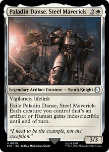 Paladin Danse, Steel Maverick⁣ - Universes Beyond: Fallout⁣ (Uncommon)⁣ [20]