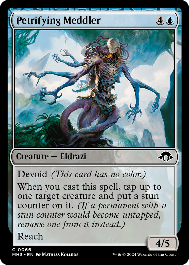 Petrifying Meddler⁣ - Modern Horizons 3⁣ (Common)⁣ [66]