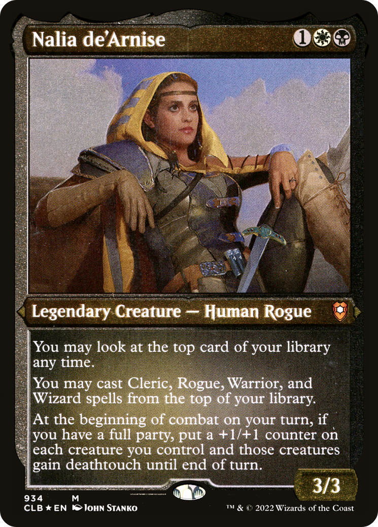 Nalia de'Arnise (V.3)⁣ - Commander Legends: Battle for Baldur's Gate: Extras⁣ (Special)⁣ [934]