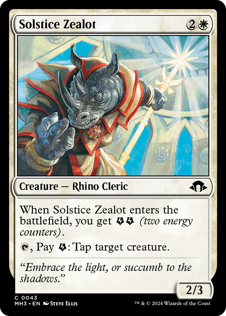 Solstice Zealot⁣ - Modern Horizons 3⁣ (Common)⁣ [43]