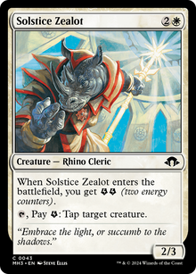 Solstice Zealot⁣ - Modern Horizons 3⁣ (Common)⁣ [43]