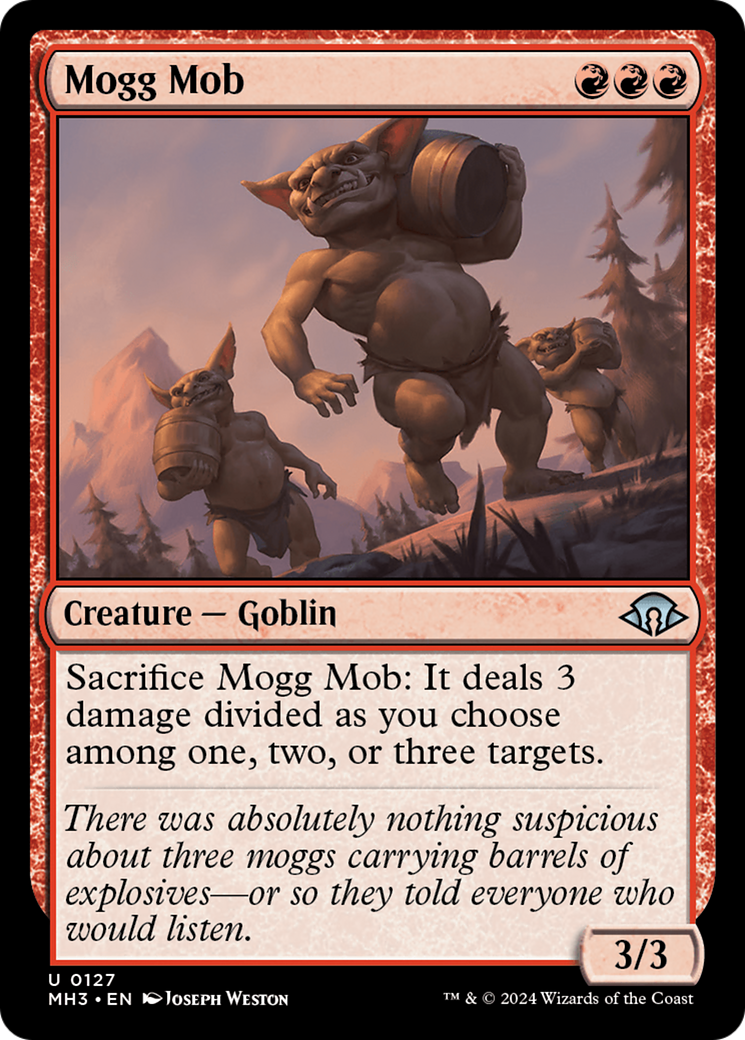 Mogg Mob⁣ - Modern Horizons 3⁣ (Uncommon)⁣ [127]