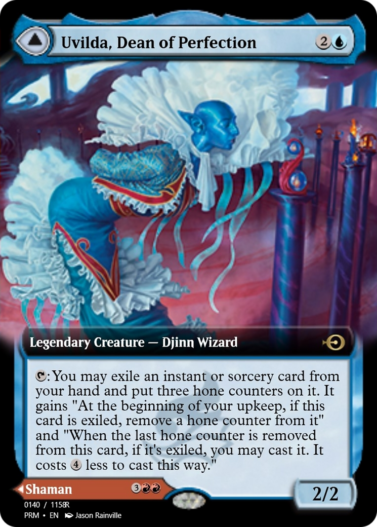 Uvilda, Dean of Perfection // Nassari, Dean of Expression (PRM-90252) - Magic Online Promos Foil