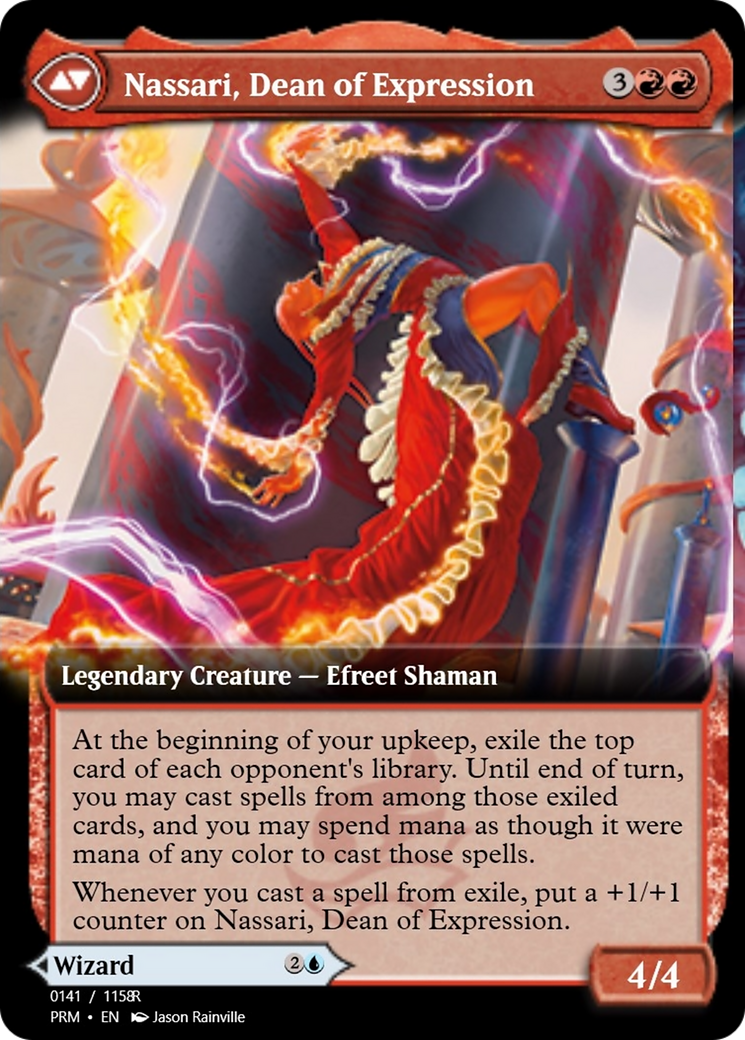 Uvilda, Dean of Perfection // Nassari, Dean of Expression (PRM-90252) - Magic Online Promos Foil