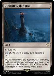 Desolate Lighthouse⁣ - Commander: The Lord of the Rings: Tales of Middle-earth⁣ (Rare)⁣ [303]