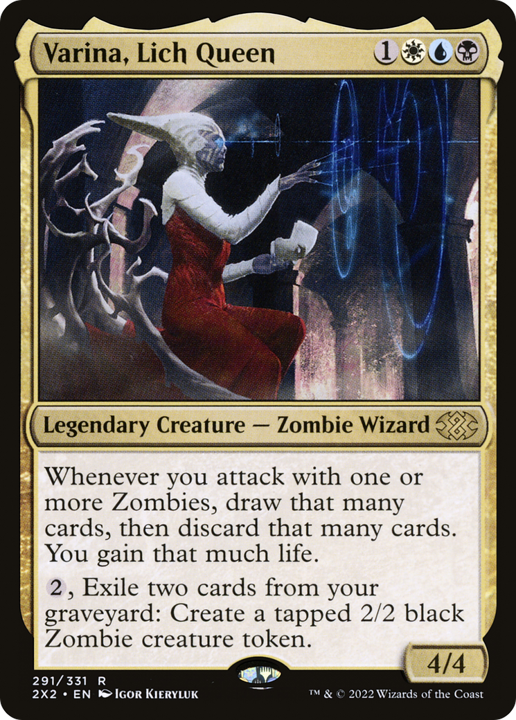 Varina, Lich Queen⁣ - Double Masters 2022⁣ (Rare)⁣ [291]
