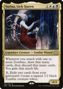 Varina, Lich Queen⁣ - Double Masters 2022⁣ (Rare)⁣ [291]