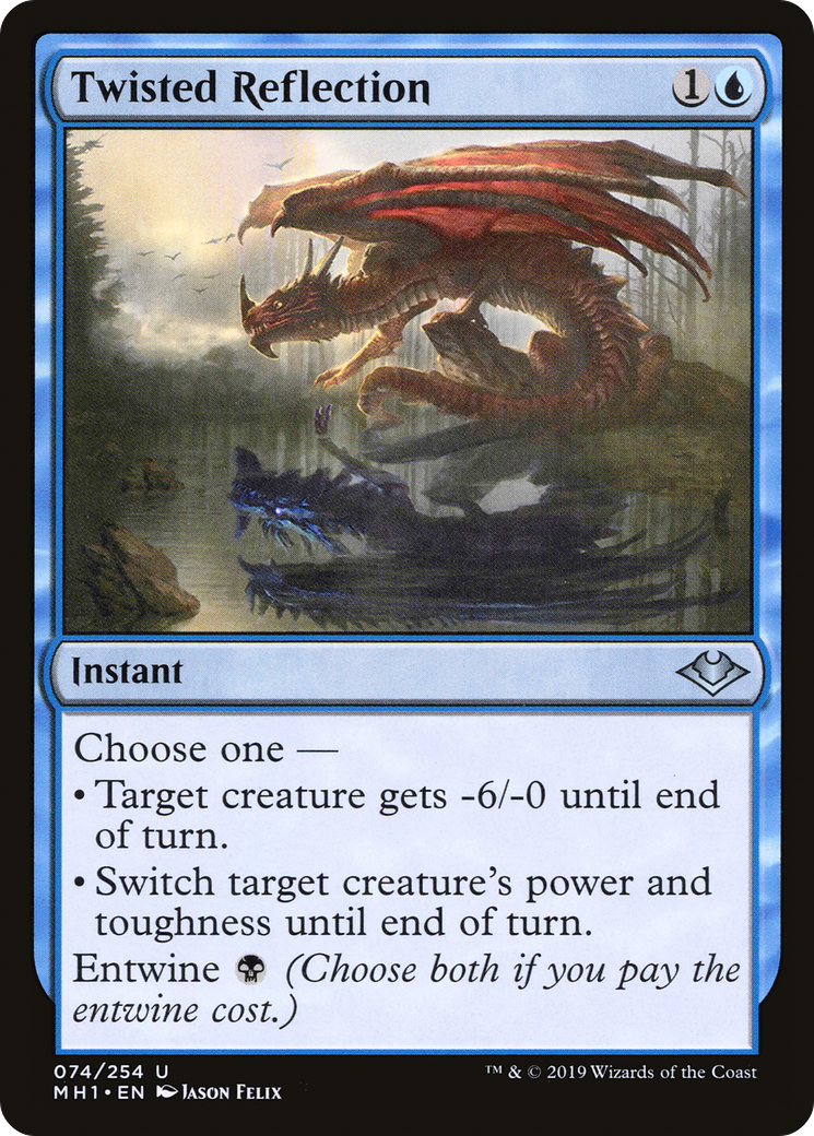 Twisted Reflection (MH1-074) - Modern Horizons Foil
