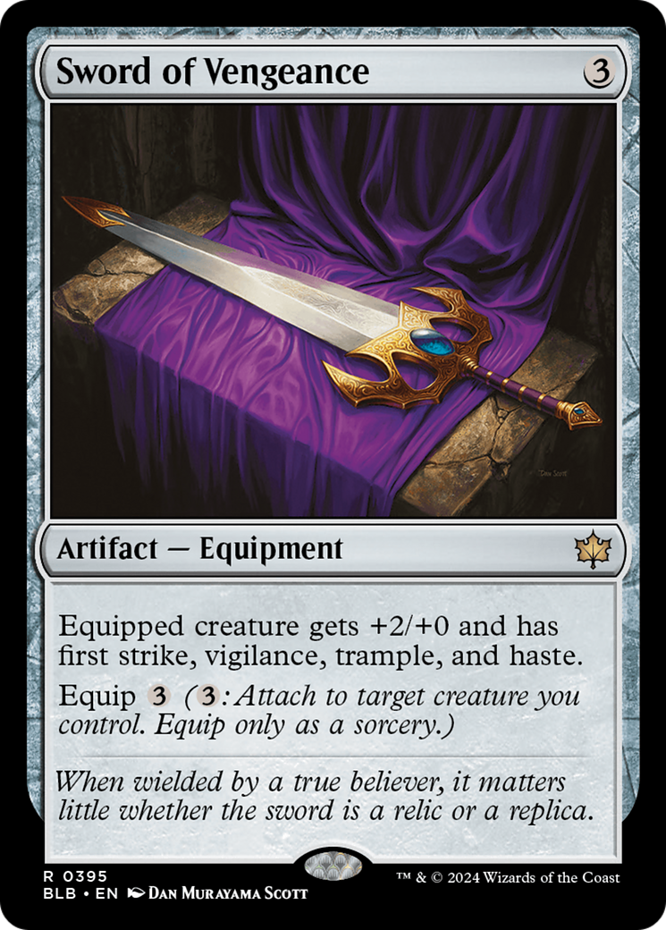 Sword of Vengeance⁣ - Bloomburrow: Extras⁣ (Rare)⁣ [395]