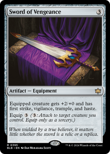 Sword of Vengeance⁣ - Bloomburrow: Extras⁣ (Rare)⁣ [395]