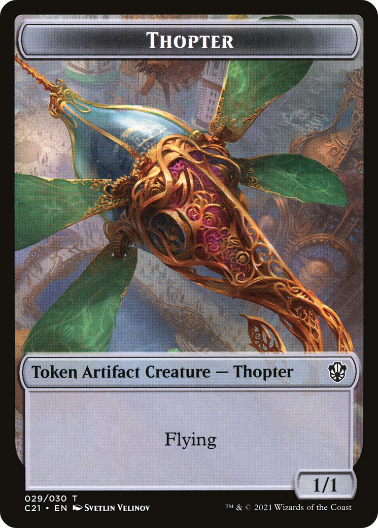 Thopter (TC21-029) - Commander 2021 Tokens