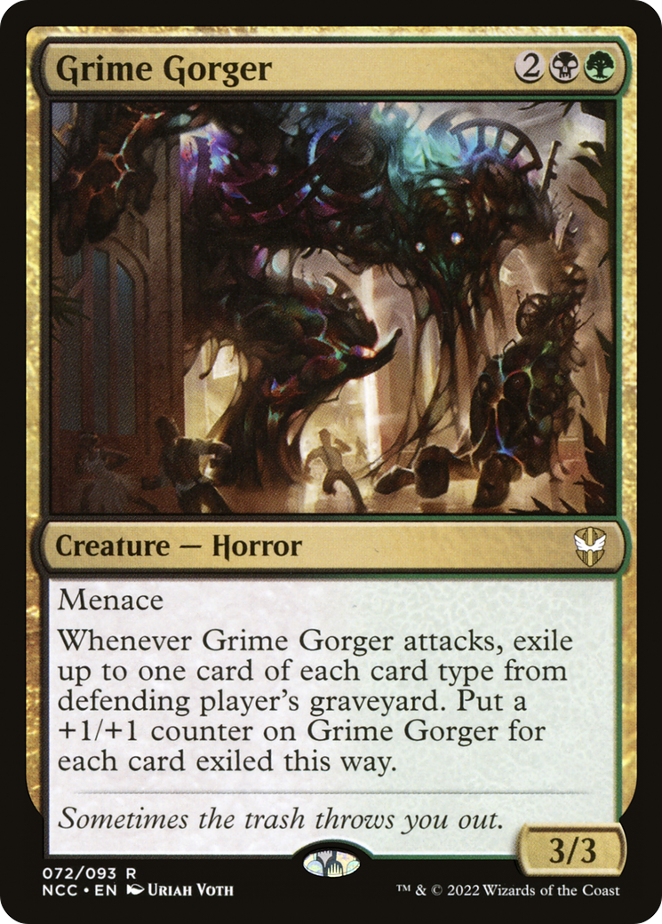 Grime Gorger⁣ - Commander: Streets of New Capenna⁣ (Rare)⁣ [72]