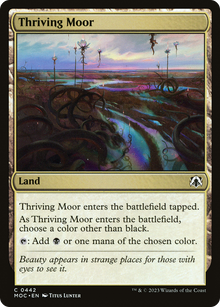 Thriving Moor⁣ - Commander: March of the Machine⁣ (Common)⁣ [442]