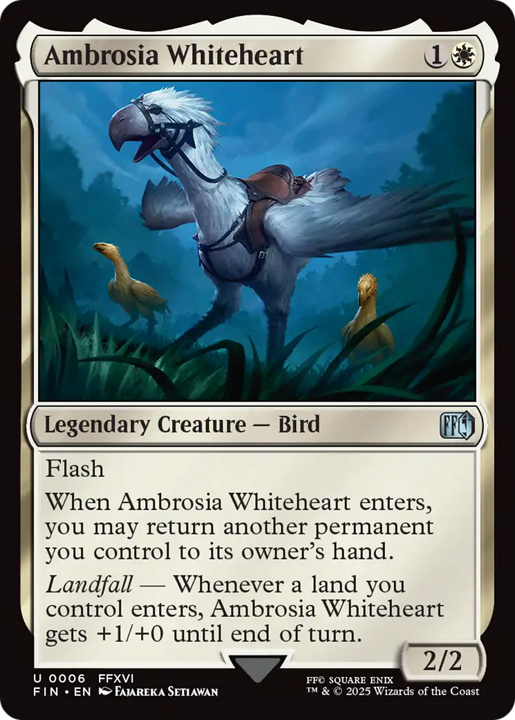 Ambrosia Whiteheart (FIN-006) - FINAL FANTASY Foil