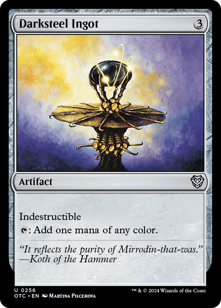 Darksteel Ingot⁣ - Commander: Outlaws of Thunder Junction⁣ (Uncommon)⁣ [256]