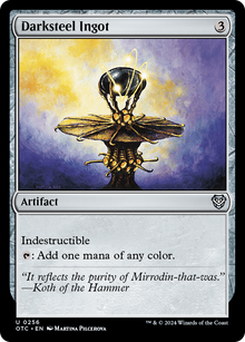 Darksteel Ingot⁣ - Commander: Outlaws of Thunder Junction⁣ (Uncommon)⁣ [256]