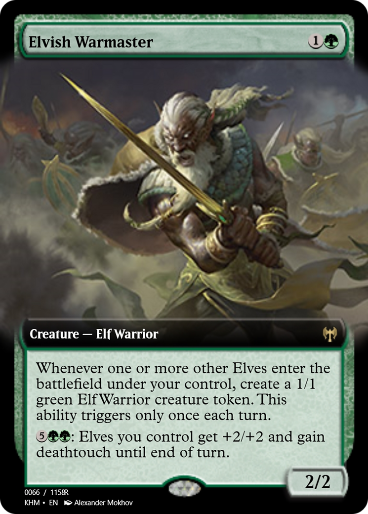 Elvish Warmaster (PRM-88332) - Magic Online Promos
