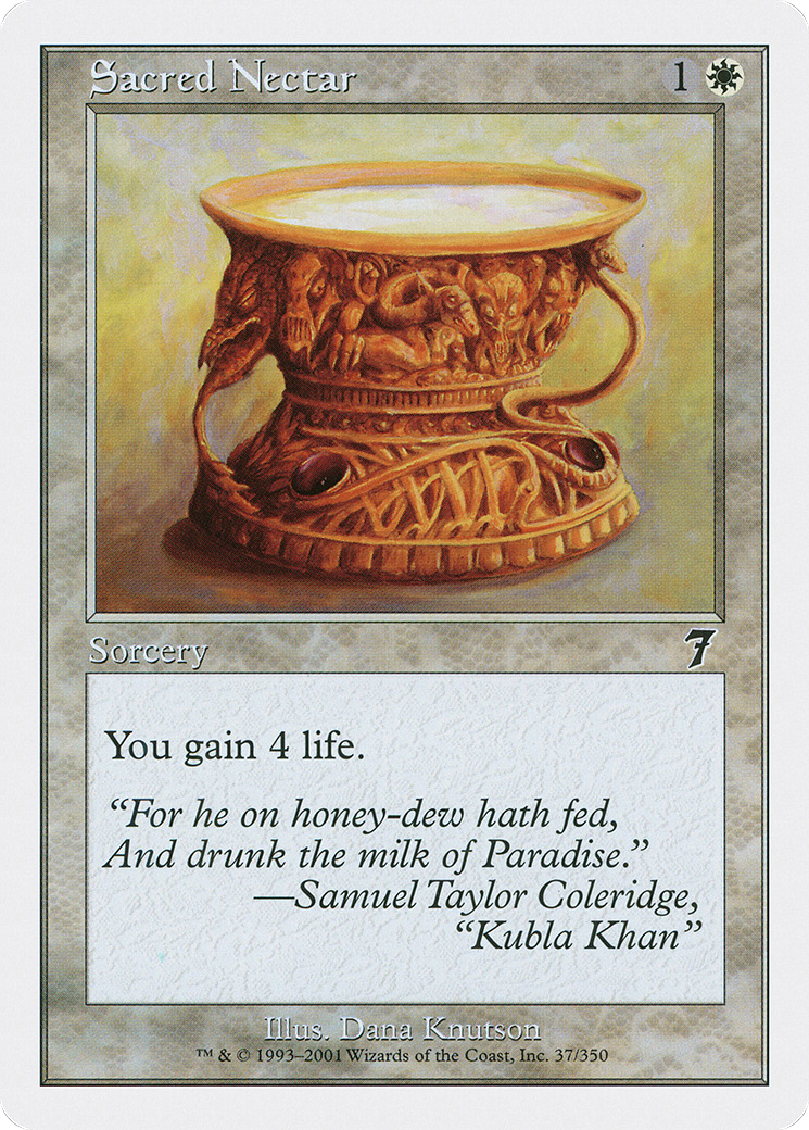 Sacred Nectar (7ED-037) - Seventh Edition
