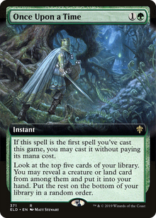 Once Upon a Time (ELD-371) - Throne of Eldraine: (Extended Art)