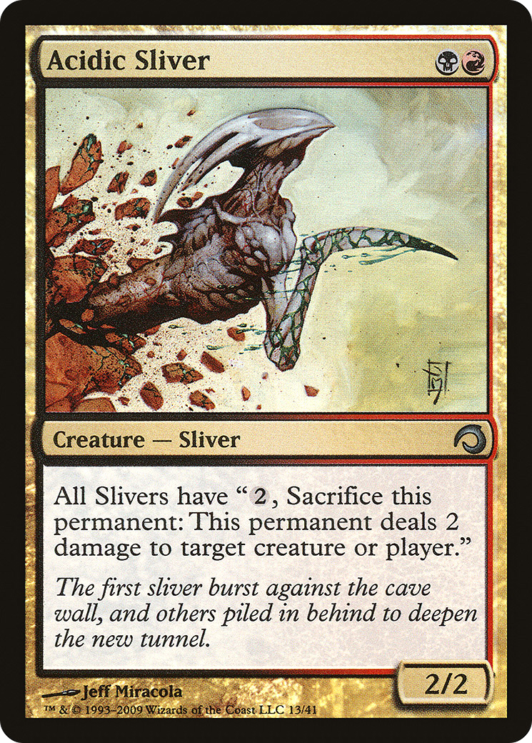 Acidic Sliver (PDS-013) - Premium Deck Series: Slivers Foil