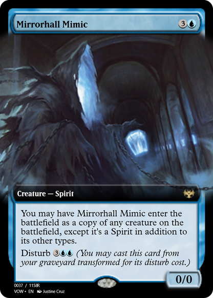 Mirrorhall Mimic // Ghastly Mimicry (PRM-95313) - Magic Online Promos