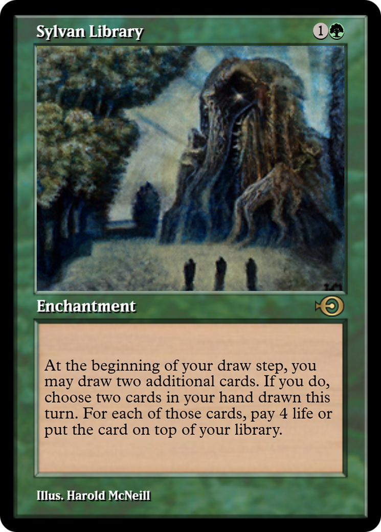 Sylvan Library (PRM-23948) - Magic Online Promos Foil