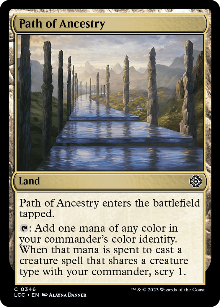 Path of Ancestry⁣ - Commander: The Lost Caverns of Ixalan⁣ (Common)⁣ [346]