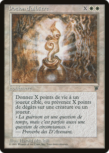 Alabaster Potion (French) - "Potion d'albatre" (REN-002) - Renaissance