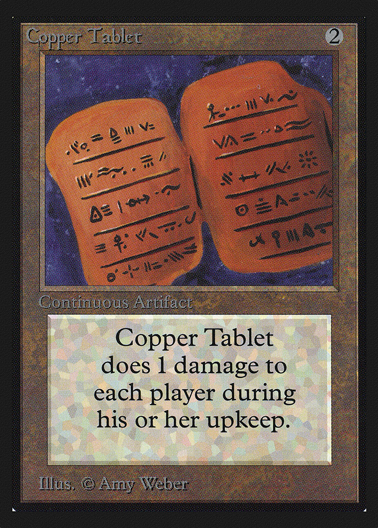 Copper Tablet (IE) (IED-239) - Intl. Collectors' Edition