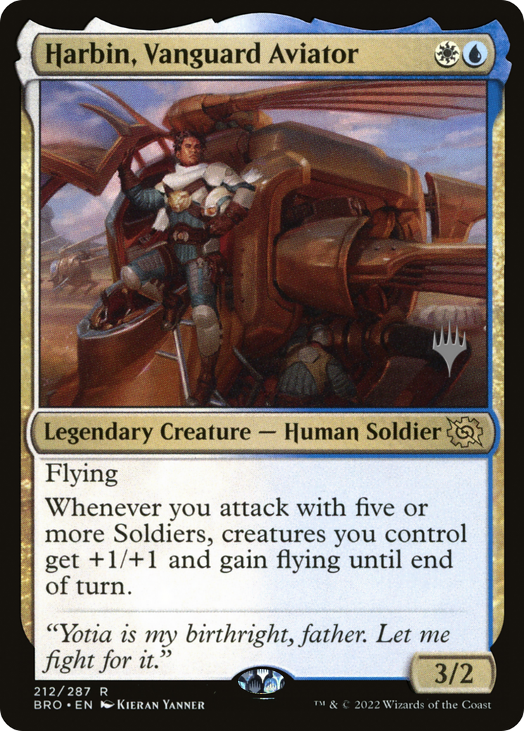 Harbin, Vanguard Aviator (PPBRO-212P) - The Brothers' War Promos