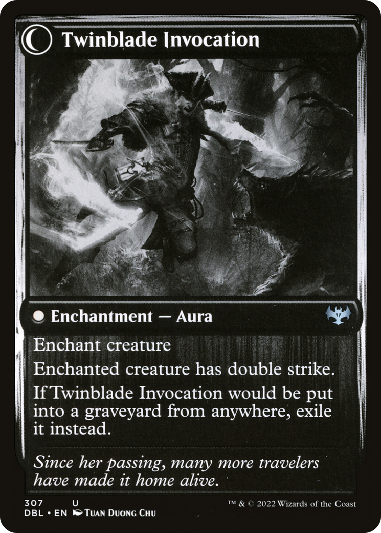 Twinblade Geist (DBL-307) - Innistrad: Double Feature: (Double Faced Transform) Foil