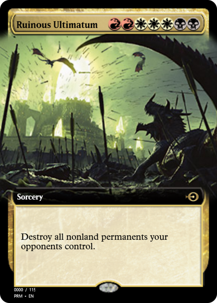 Ruinous Ultimatum (PRM-80893) - Magic Online Promos