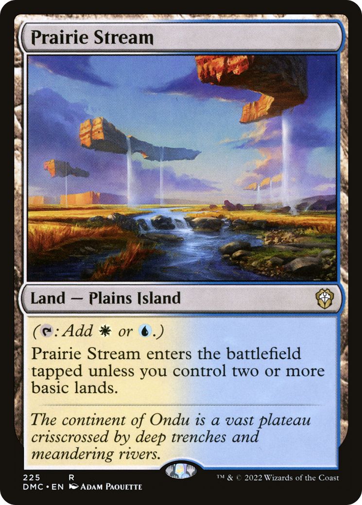 Prairie Stream⁣ - Commander: Dominaria United⁣ (Rare)⁣ [225]
