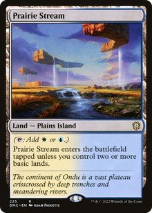 Prairie Stream⁣ - Commander: Dominaria United⁣ (Rare)⁣ [225]