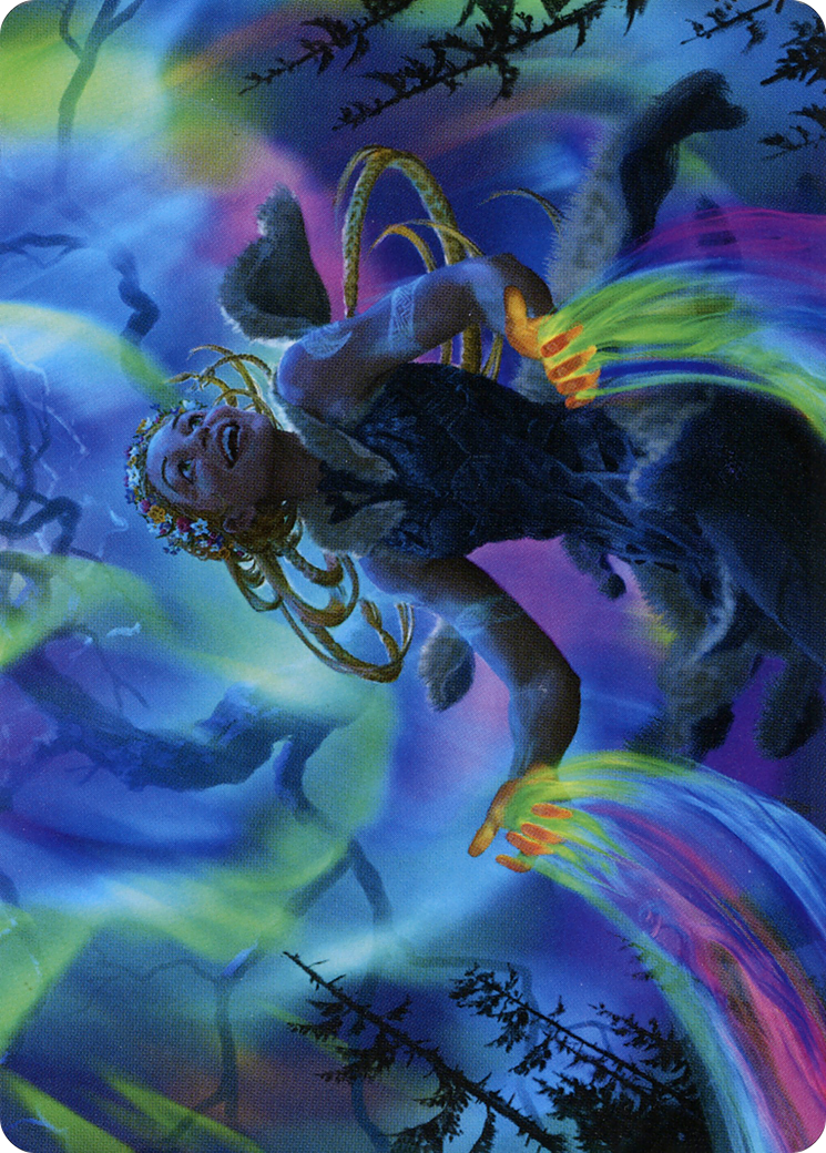 Esika, God of the Tree // Esika, God of the Tree (AKHM-043) - Kaldheim Art Series (Borderless) Foil