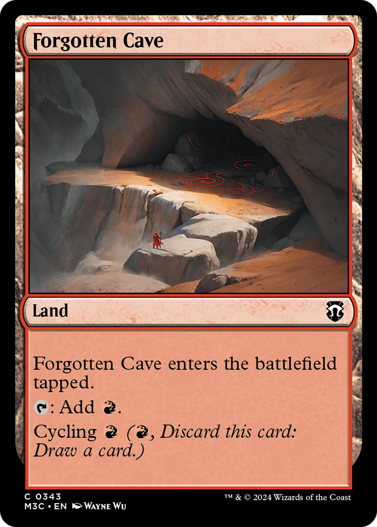 Forgotten Cave⁣ - Commander: Modern Horizons 3⁣ (Common)⁣ [343]