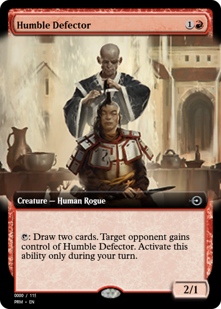 Humble Defector (PRM-86090) - Magic Online Promos Foil