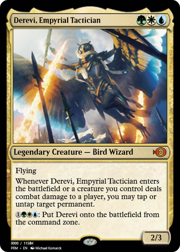Derevi, Empyrial Tactician (PRM-86198) - Magic Online Promos