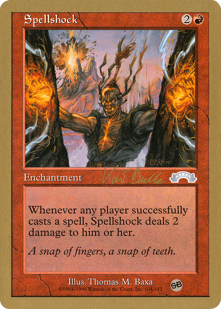 Spellshock - 1999 Kai Budde (EXO) (SB) (WCD-KB104SB) - World Championship Decks 1999