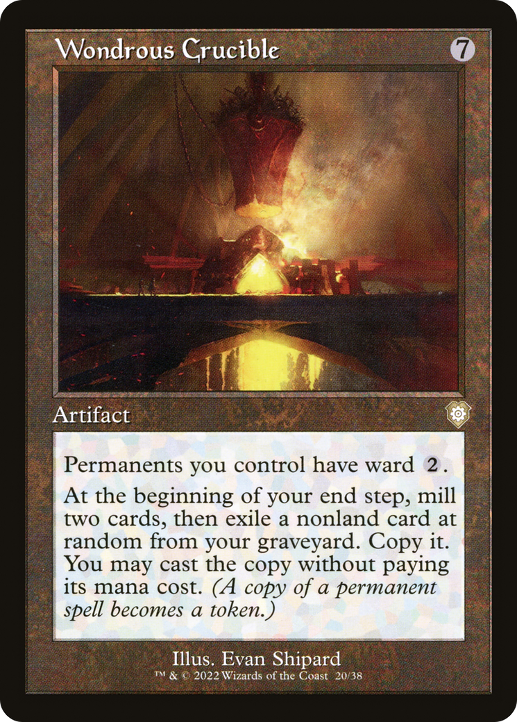 Wondrous Crucible⁣ - Commander: The Brothers' War⁣ (Rare)⁣ [20]