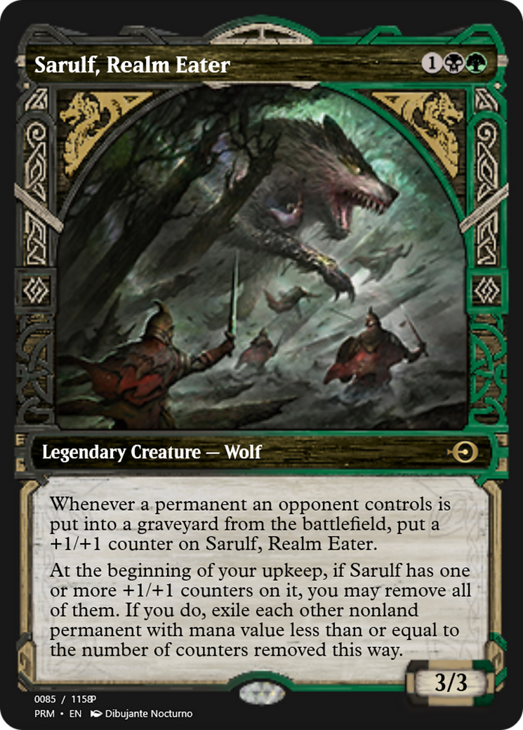 Sarulf, Realm Eater (PRM-88370) - Magic Online Promos Foil