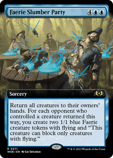 Faerie Slumber Party (Extended Art) (WOE-371) - Wilds of Eldraine: (Extended Art)