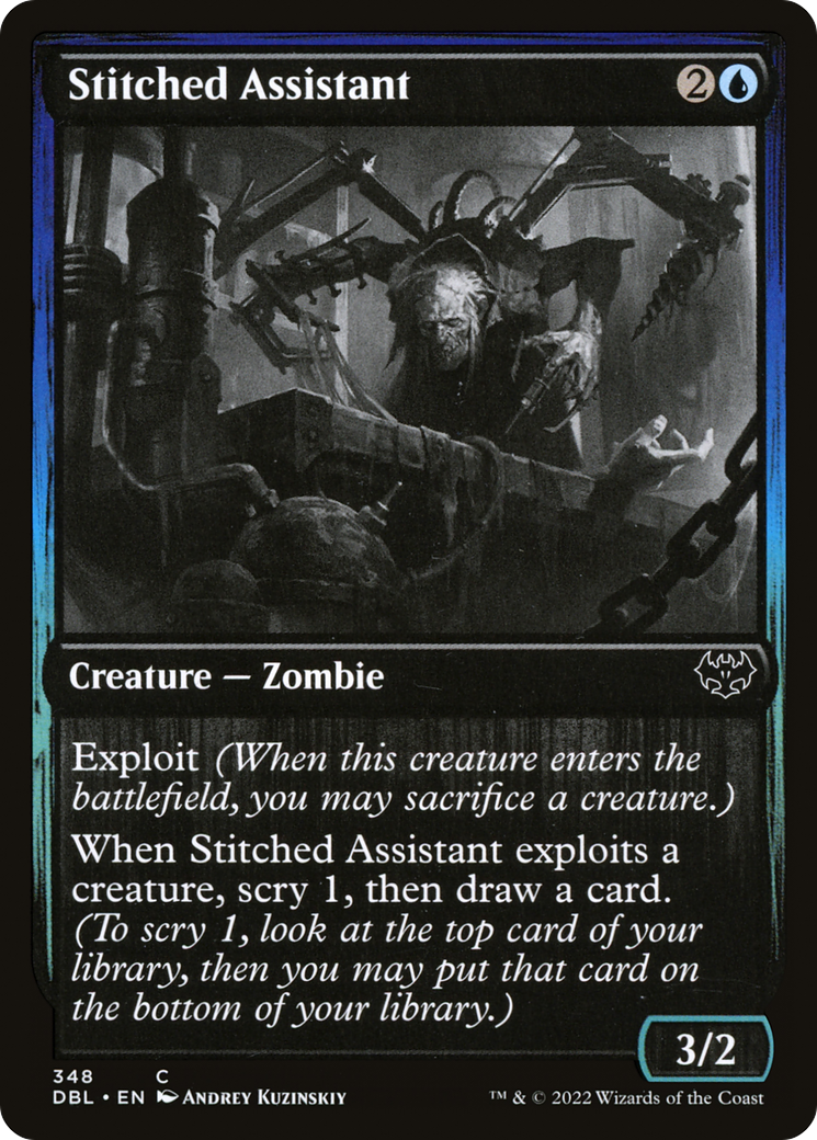Stitched Assistant (DBL-348) - Innistrad: Double Feature Foil