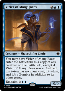 Vizier of Many Faces⁣ - Commander: Murders at Karlov Manor⁣ (Rare)⁣ [123]