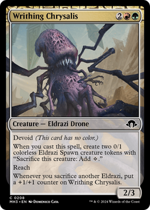 Writhing Chrysalis⁣ - Modern Horizons 3⁣ (Common)⁣ [208]