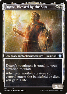 Daxos, Blessed by the Sun⁣ - Theros Beyond Death: Extras⁣ (Uncommon)⁣ [258]